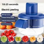 Multipurpose Automatic Fruit & Garlic Peeler Machine - Image 2